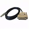 6FT DB25 Male to USB RS232 Serial Cable
