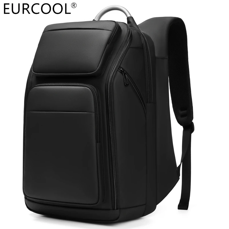 

Eurcool Unisex Business Trip Hiking Waterproof Anti Theft Large Capacity Travel 17 Inch Laptop Backpack Bag With USB Port