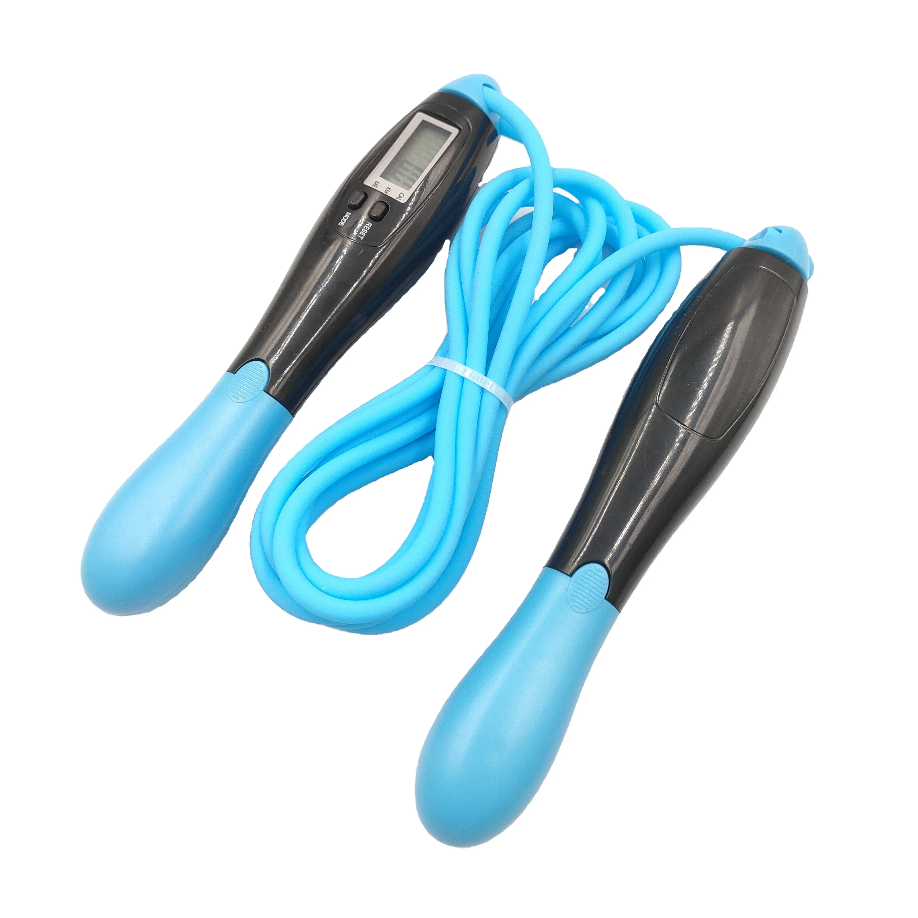 

Professional Aerobic Exercise Equipment Digital Jump Rope With Counter, Red, blue, black