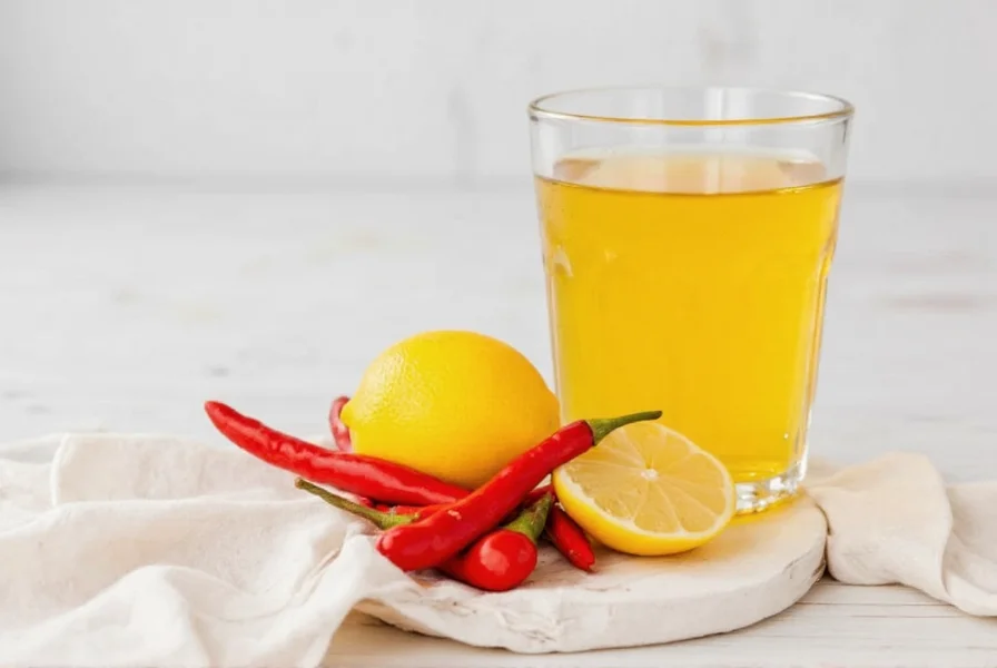 cayenne pepper and lemon juice
