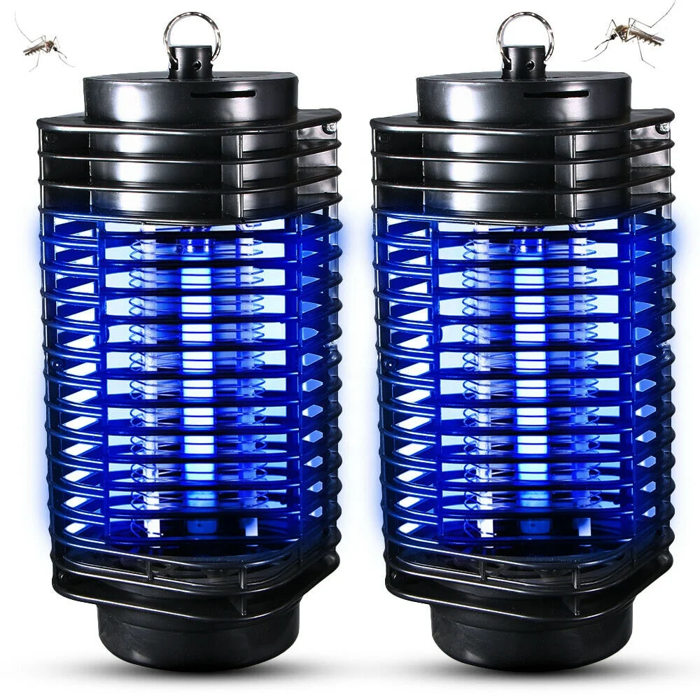

Backyard Patio Home Bug Zapper Insect Fly Pest Attractant Trap Indoor Outdoor UV Light Electric Mosquito Zapper Killer lamp, Black