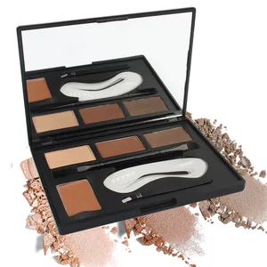 Manufacturer Wholesale 4Color Waterproof Long Lasting Private Label Eyebrow Powder Kits