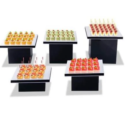 

Acrylic dessert table set buffet cake snack display stand fruit plate cold meal tea break frame decoration ornaments, Clear