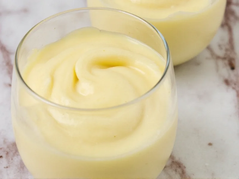 homemade vanilla pudding