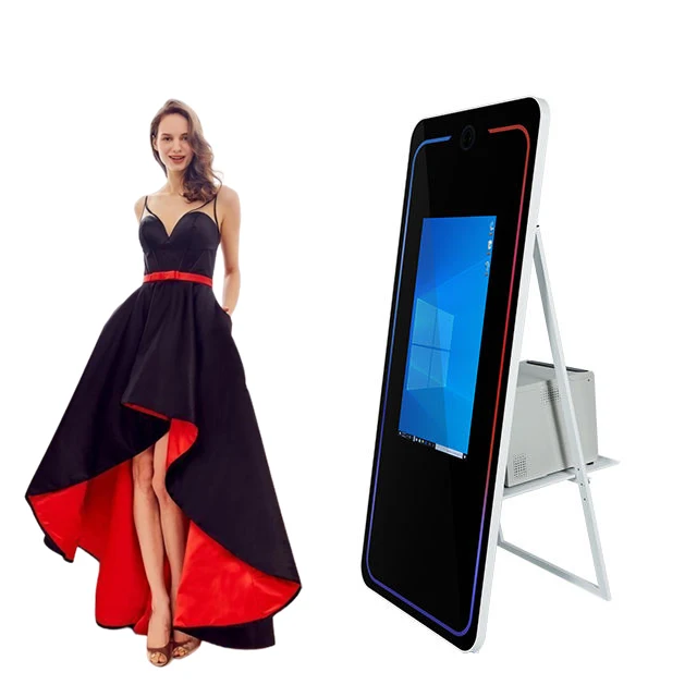 

Romans 70inch Wholesale Selfie 40 70 Inch DSLR Mirror Photo Booth Machine Touch Screen Magic Mirror Photo Booth for events