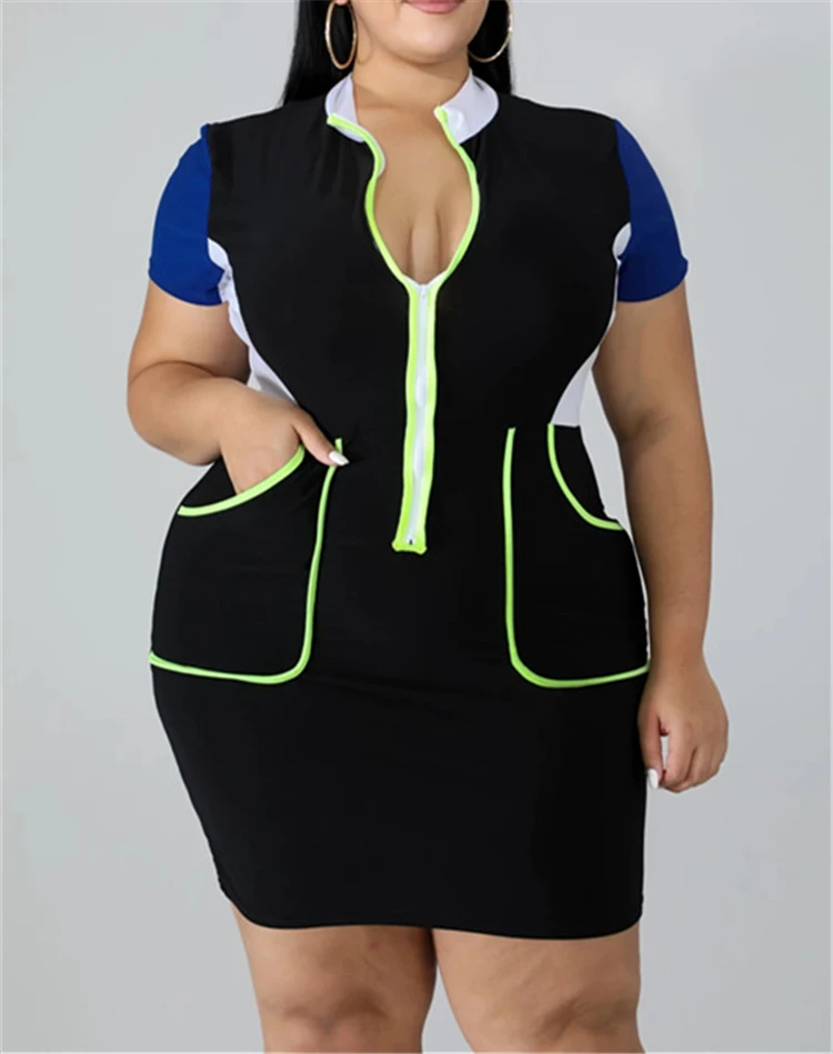 

wholesale spring clothes 2020 plus size sexy bodycon dresses women