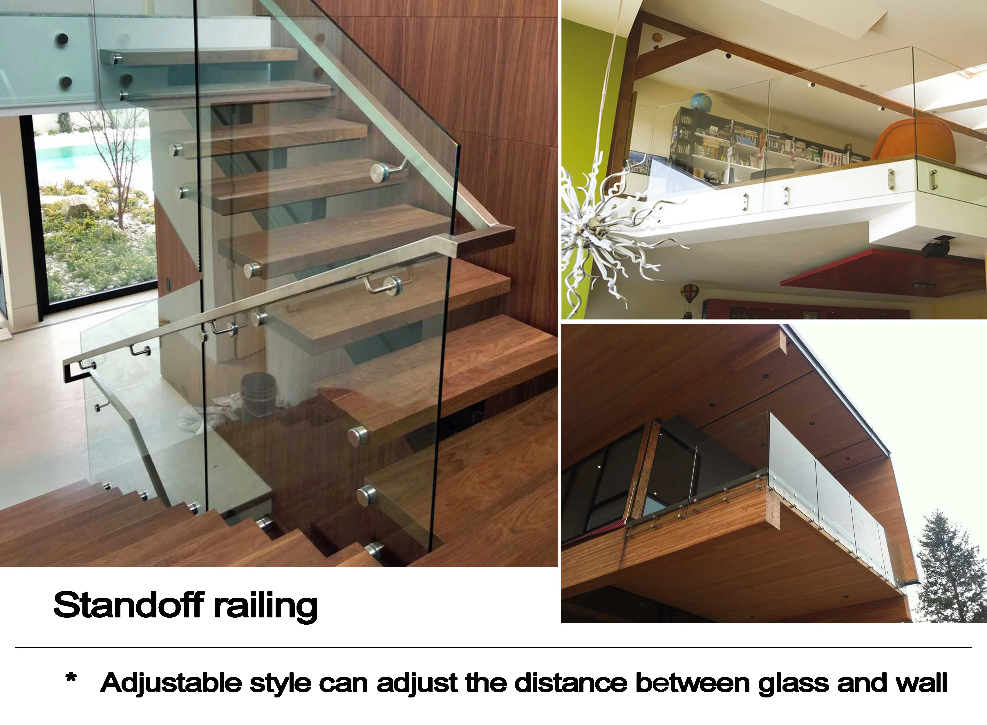 YL Heavy Duty 2 Inch Glass Rail Standoffs - Durable & Stylish