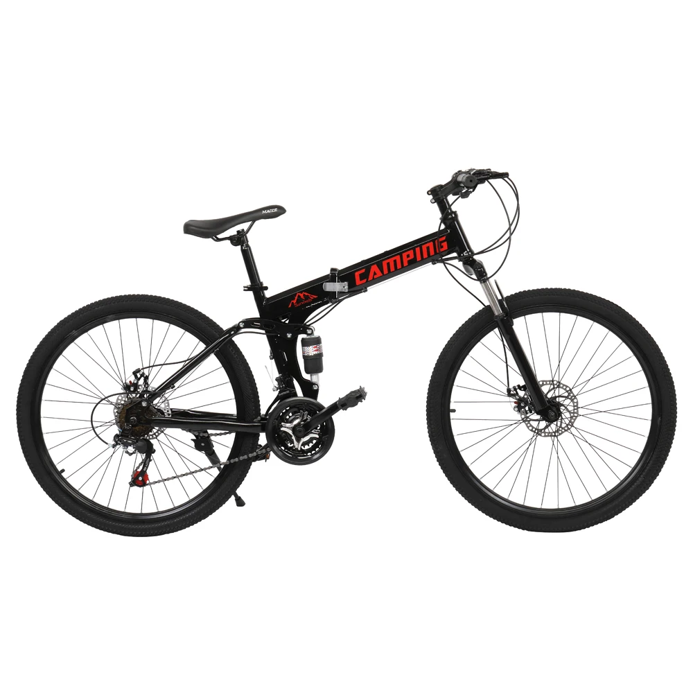 

21 speed high quality aluminum steel bicicletas 26er suspension mtb mountainbike mountain bicycle bike, Black