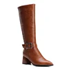 Hot Sale Winter Fashion Pointed Toe Women Long Boots Low Heel Full Elastic Lady Boots Fashion Ladies Winter Boots