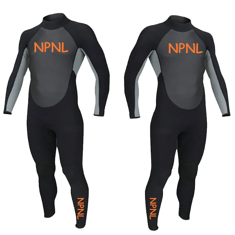 

High Quality 3mm Chest Zip Black Wetsuit Professional Surfing Suit Custom Diving Suit, Customer required