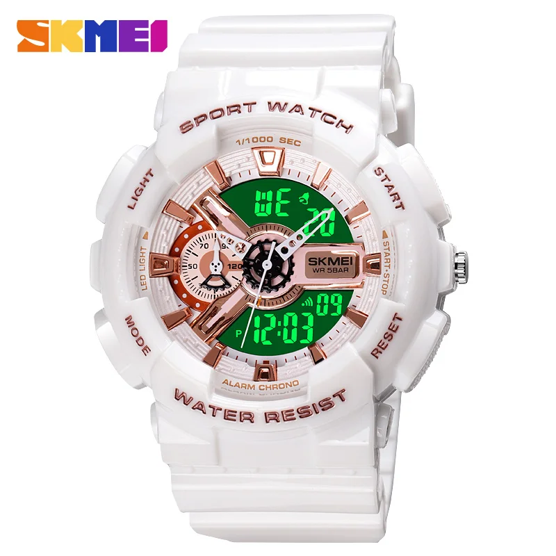 

Skmei 1688 Analog Digital Watch For Men Led Sport Wrist Ladies Jam Tangan Gshock Digitals Skemie Providers Stopwatch