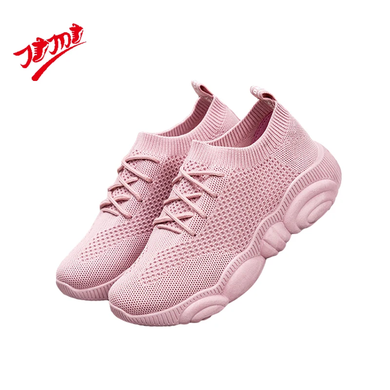 

Customized Woman Runner Sport Shoes New Colorful White Black Sports Shoes For Sale, Black, white,pink