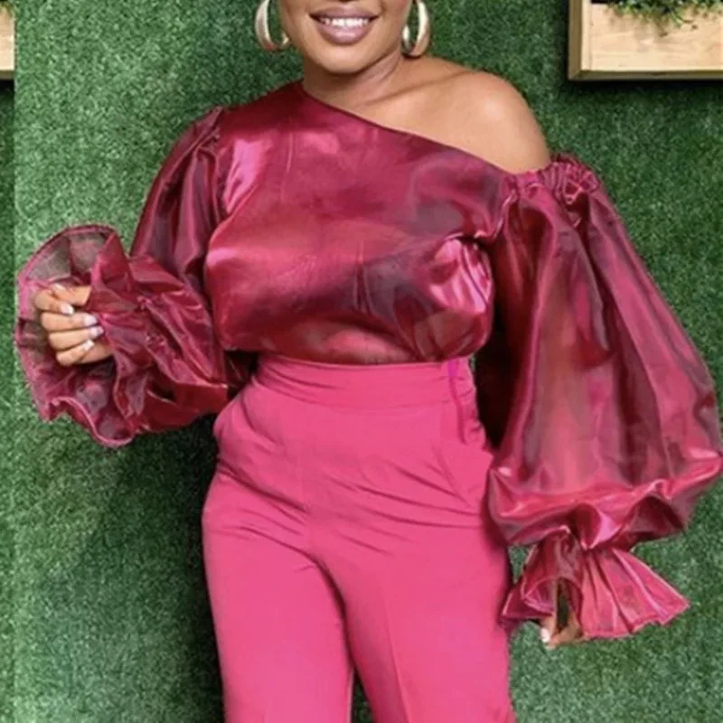 

Selling Bright Winne Sheer Slim Women Tops