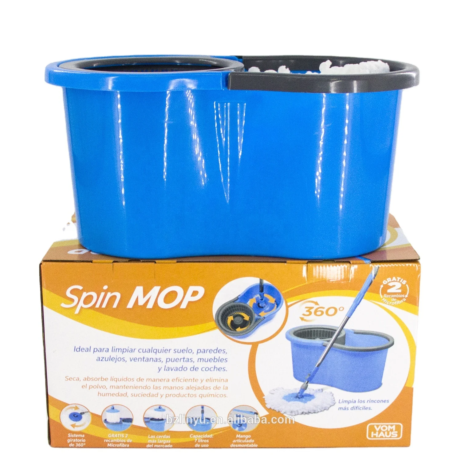 

Best Selling Wholesale 360 Spin Magic Mops Basket with Factory Price Bucket Mop X5 Telescopic Metal Microfibre Fabric Steel <2kg