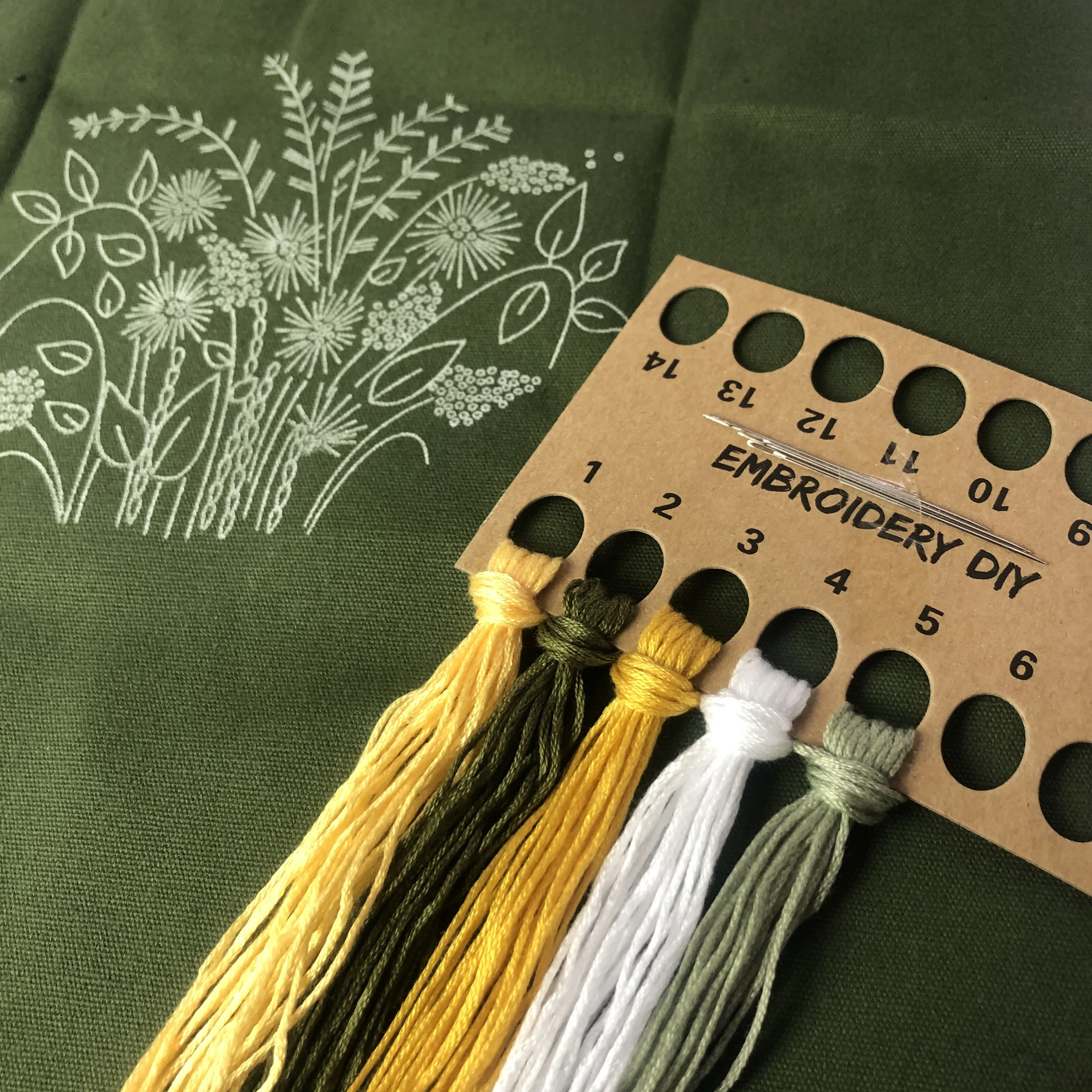 
HOT Selling Handmade Embroidery Set Needlework Sewing Craft For Beginners DIY Embroidery Kits 