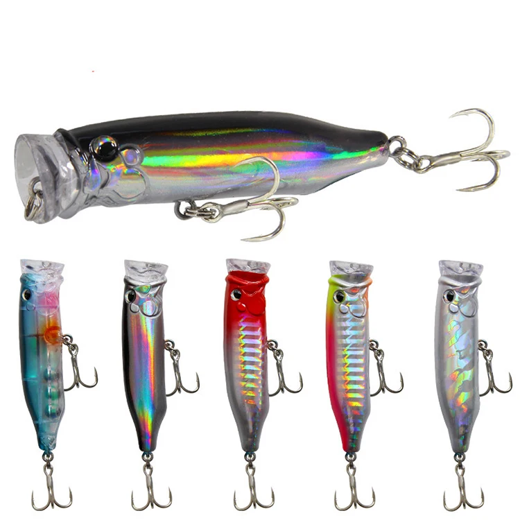 

Hot Sell 9.4g 70mm Hard Artificial ABS Material Colorful Bass Trolling Lipless Floating Popper Lure For Sea Fishing