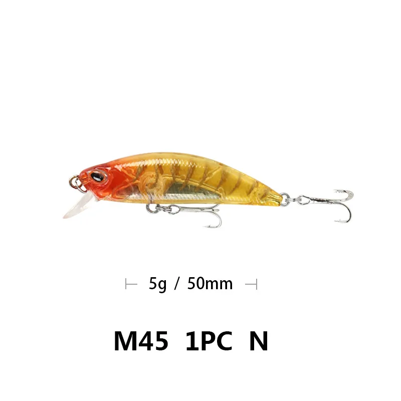 

2021 wholesale hot selling sink minnow artificial hard fishing lures Suitable 5g 5.5cm for all water layers fishing lures bait, 30 colors