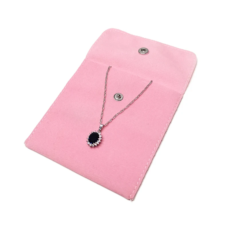 

Custom envelope double microfiber suede bag pouch jewelry velvet envelope pouch, Customized color