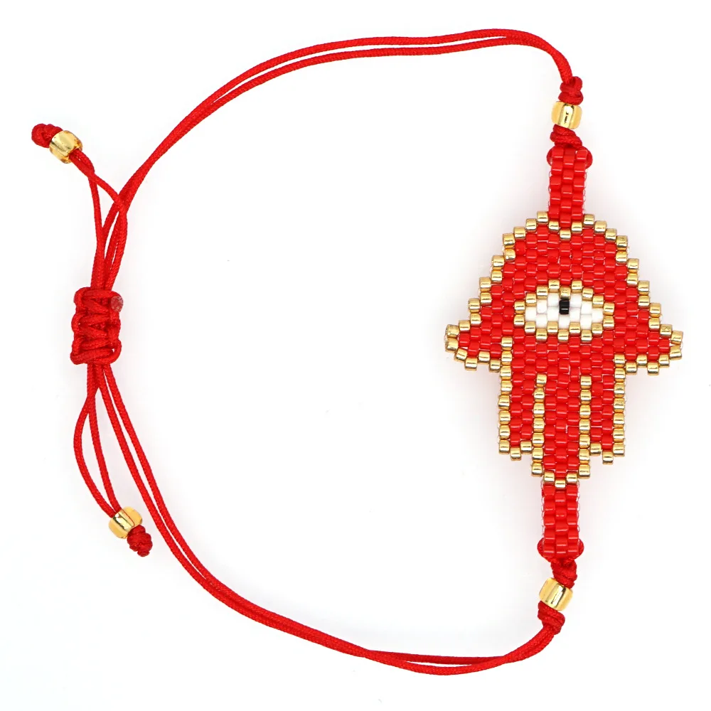 

Xunbei Jewelry Simple Style Rice Bead Braided Rope Beaded Bracelet Women