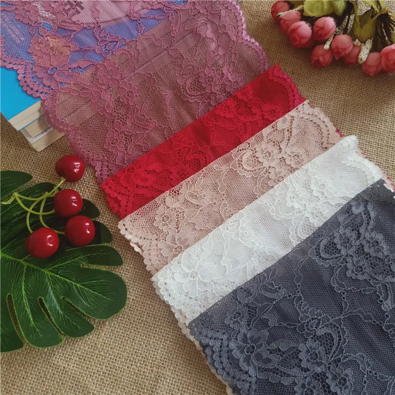 

E2707 19.5cm Color Lace Accessories Decorative Clothing Fabric DIY Handmade Lace with Skirt Edge Cotton Fabric, Customizable