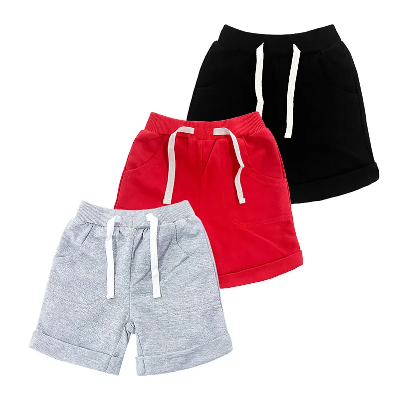 

Toddler unisex cotton baby pants baby pants shorts Size 0-24m cool summer baby boy's short pants, Black,gray,white