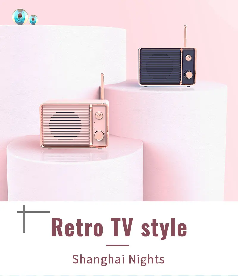 Portable mini 3D Surround Suitcase Bluetooth Radio Player Speaker vintage wireless bluetooths speaker - ANKUX.COM