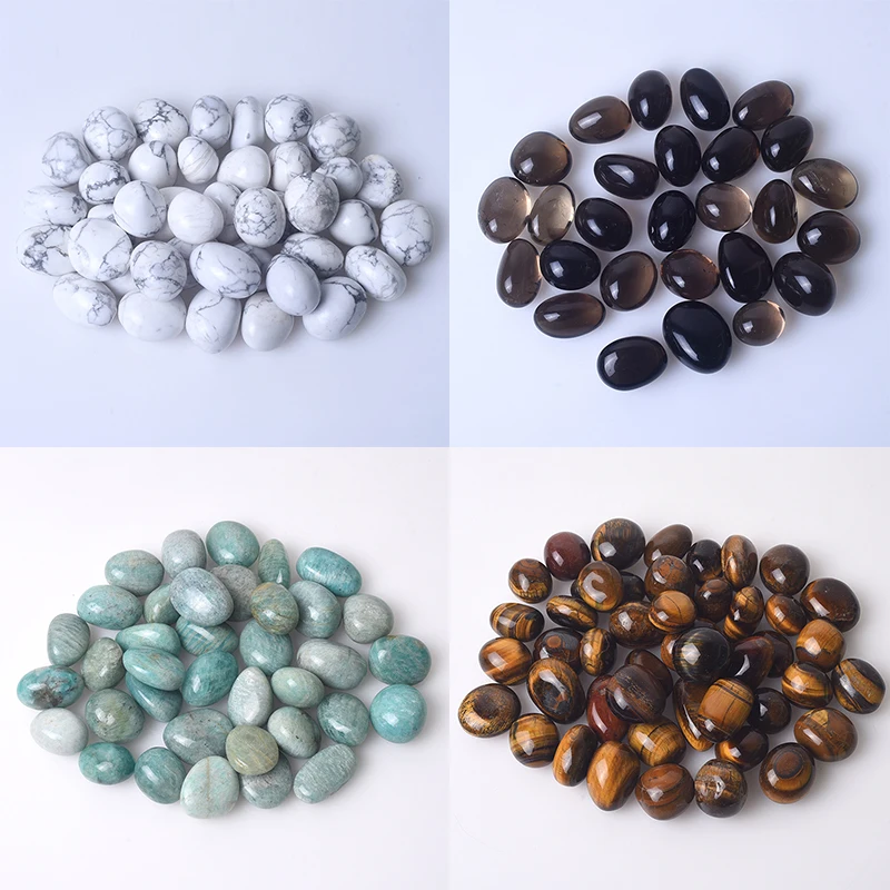 Natural Stone Amethyst Tumbled Crystals Healing Stones Wholesale Bulk Rose Quartz Crystal Tumble Stones for Fengshui