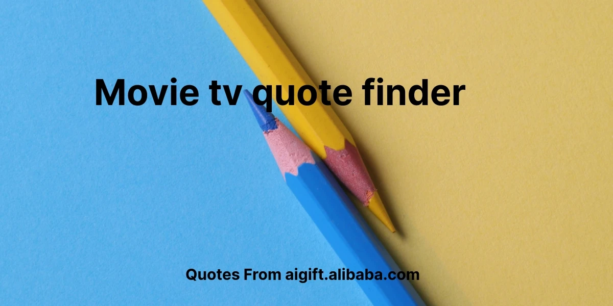 movie tv quote finder