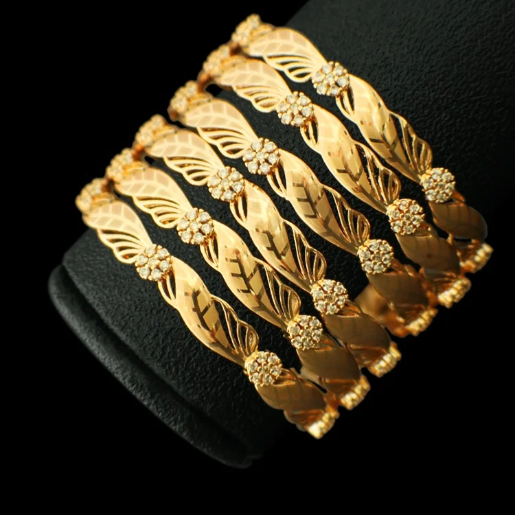 

femme luxury bangles jewelry fashion gold bangle for women, Rose gold color