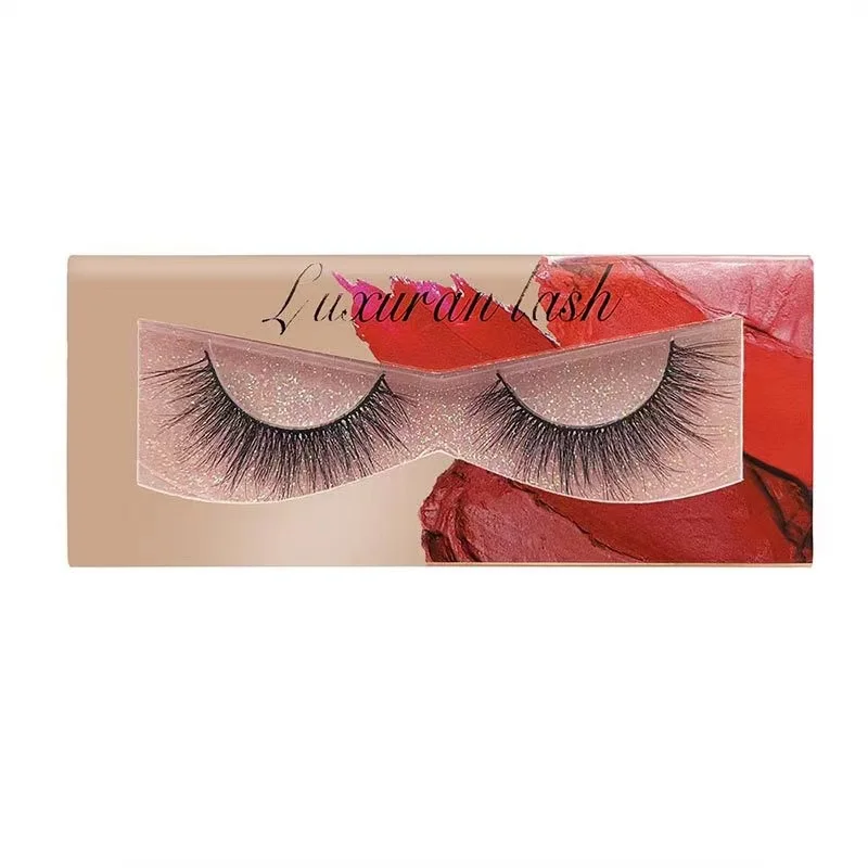 

Wholesale Custom Logo Packaging Eyelashes Own Brand Private Label Full Strip Wispy Mink Lashes 3D Mink Eyelashes