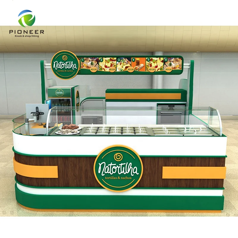

Pioneer Potato Corner Fries Kiosk Food For Sale, Customized color