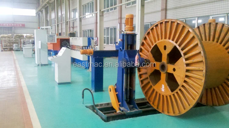 2020 new structure 1200rpm Interlock Cable Armouring Machine For Flat Submersible Oil Pump Cable