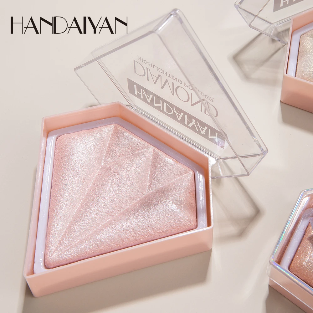 

OEM HANDAIYAN 5 colors Highlighter Facial Palette Makeup Face Contour Shimmer Powder Highlight Cosmetic