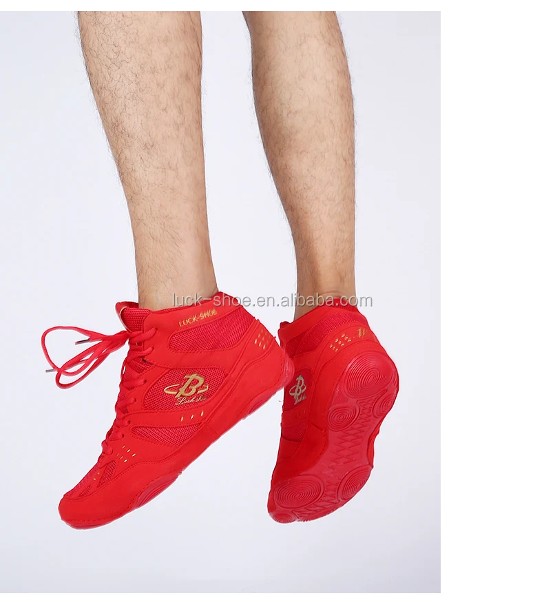 Custom Your Own Wrestling Shoes For Training Mma Men's Boot Stock