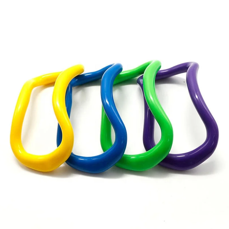 

2021 New arrival Exercise Pilates durable yoga ring high quality yoga stretching circle, Blue/purple/pink/yellow/green