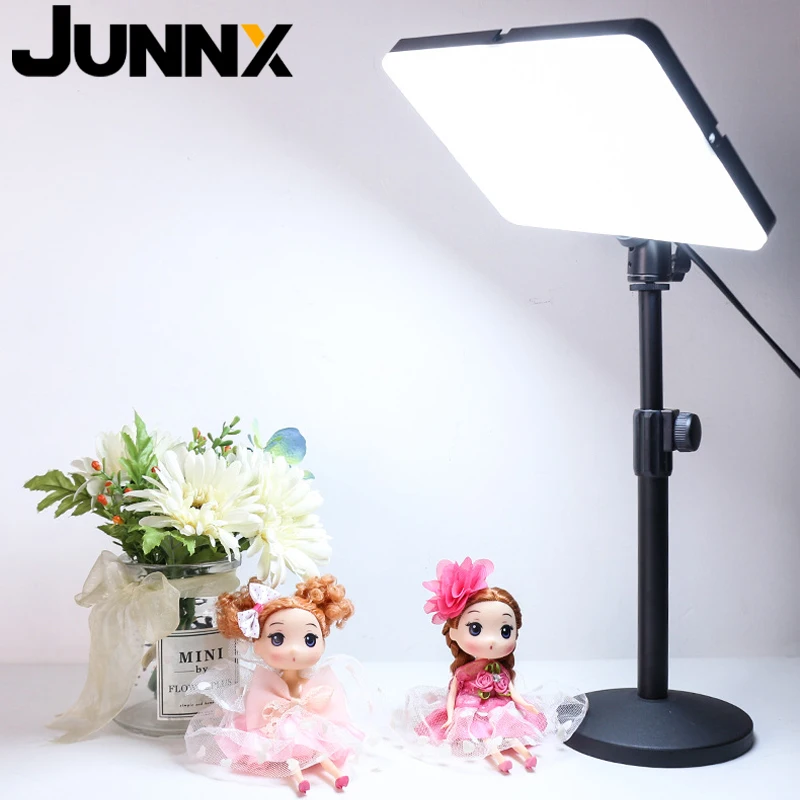 

JUNNX Photo Studio 2700K-5700K 8000 LED Video Panel Light Live Stream Shoot Lamp Photography LED Light Panel with Remote Control, Led photography light