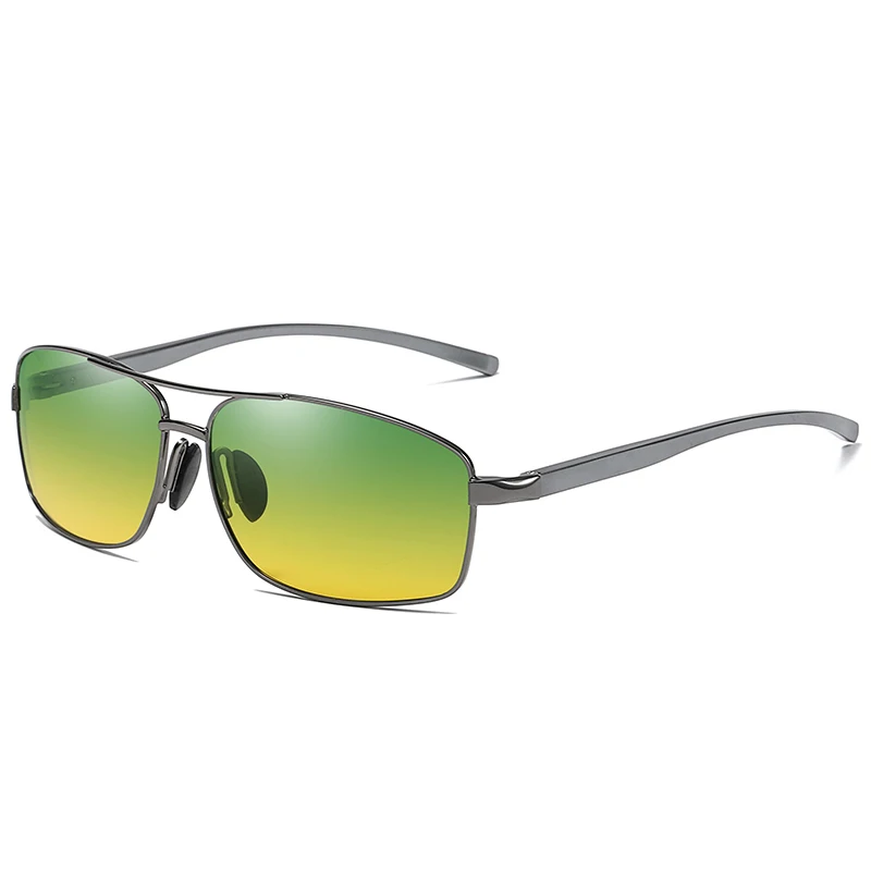 

2458 New Metallic Polarized Sunglasses Square Sunglasses for Men, Picture colors