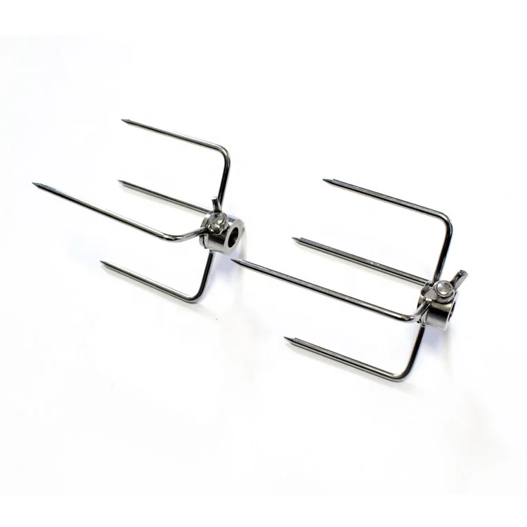 Heavy Duty Universal Grill Replacement Stainless Steel Electric Motor Spit Rod Rotisserie Kit