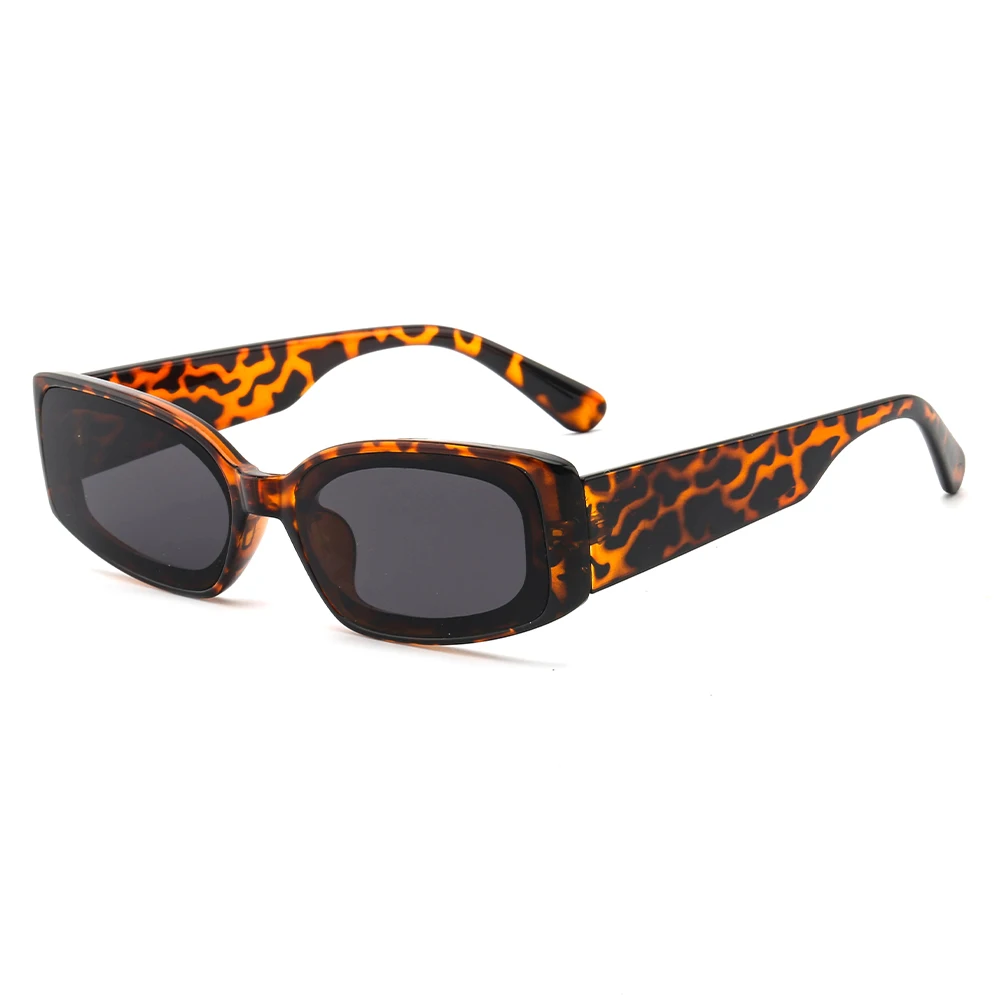 

Stock low MOQ new fashion leopard print unisex tr90 sunglasses, Custom colors