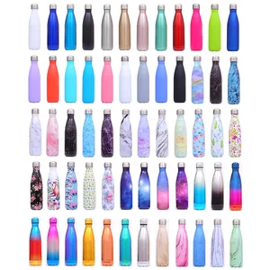 Image of Hot Selling double Wall Stainless Steel Thermos Vacuum cola water Bottle with lid
