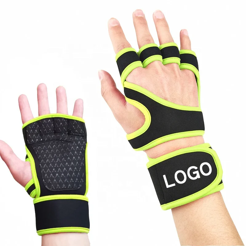 

Custom logo Adjustable Anti-slip Half Finger Comfortable And Breathable Gym Fitness Weightlifting Gloves