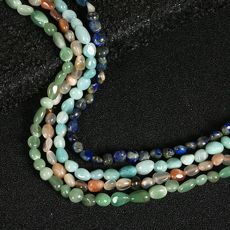 

Natural Amazonite Loose Round Lapis lazuli Agate Amethyst Loose Gemstone Stone Beads for Jewelry Making