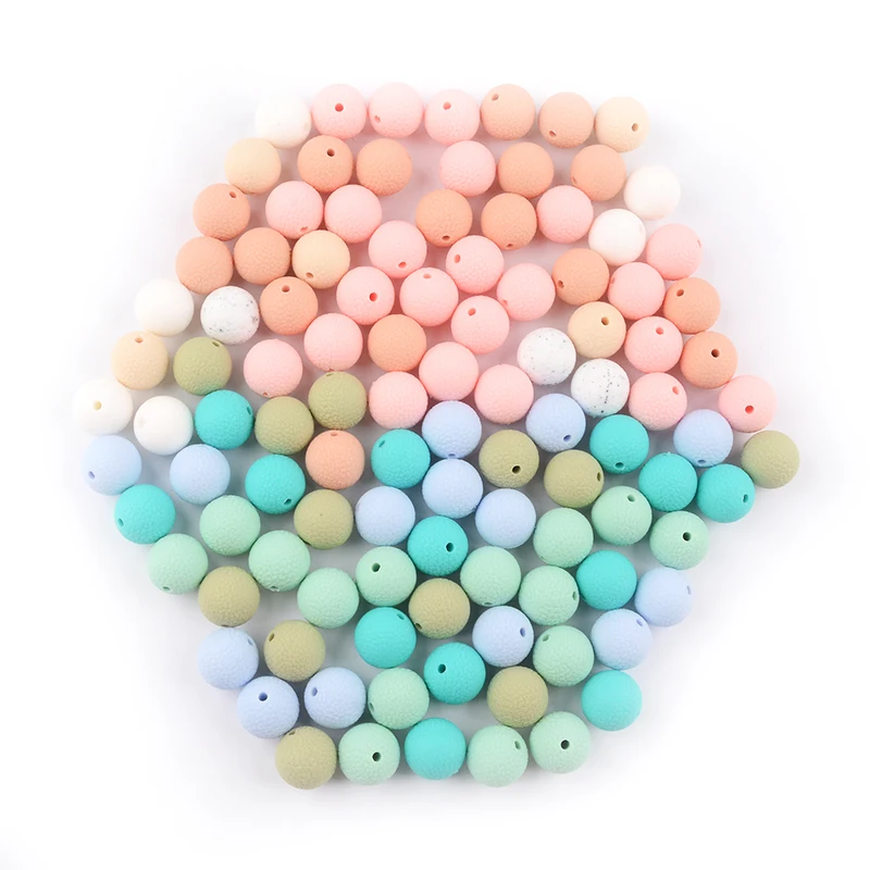 Food Grade Loose Silicone Teething Beads Mini Hexagon Beads Buy
