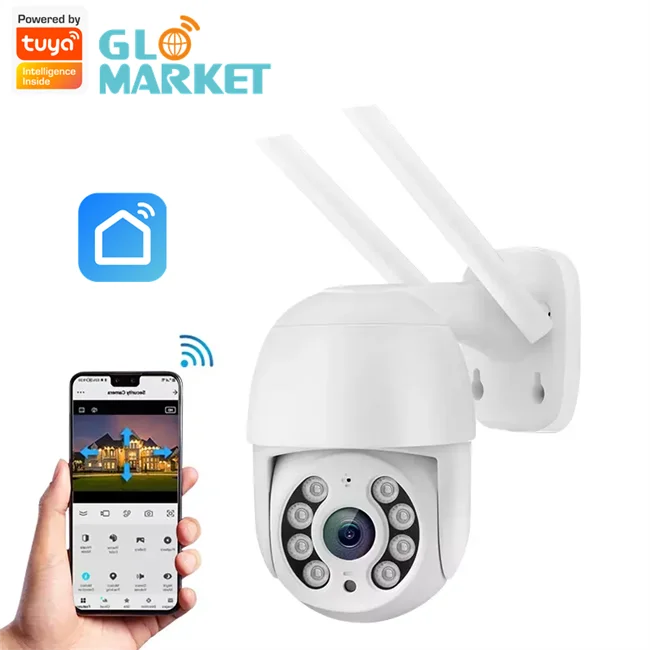 

Glomarket Tuya Smart Camera 3MP/4MP Wifi Smart Two-way Intercom Auto Tracking Full HD IP Smart WiFi Security Camera