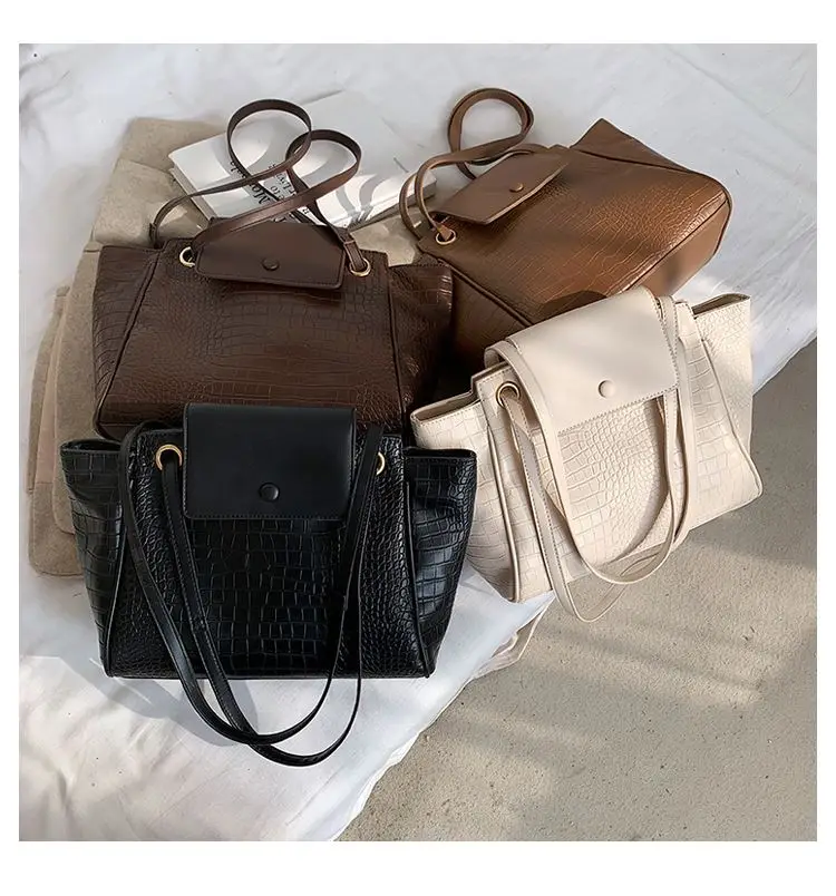 

B10038 Hot Onsale Solid Color Fashion Casual Leather Shoulder Women Leather Handbag, White,black,khaki,coffee