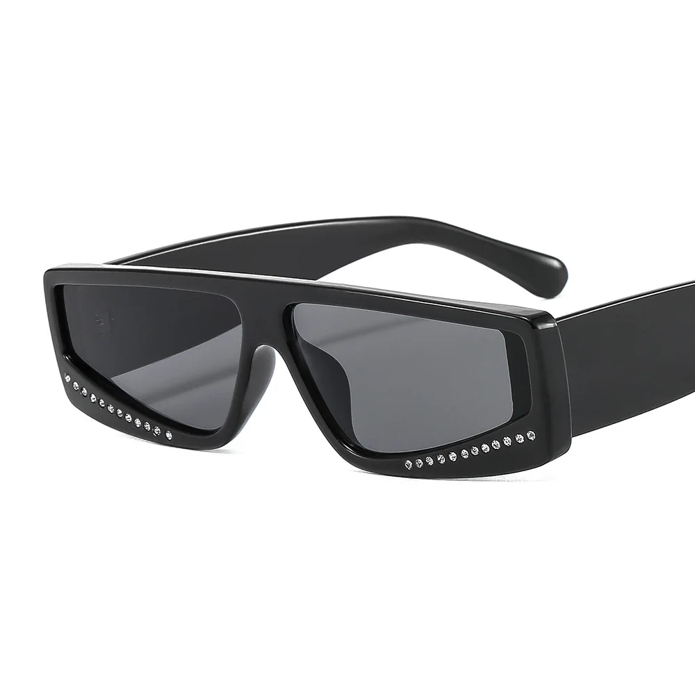

Lbashades Customize Logo Wholesale Women Luxury Women Diamond Sun Shades Black Frame Pc Eyewear