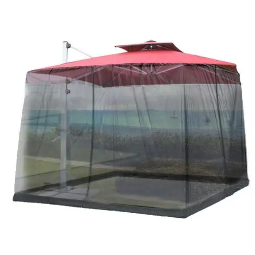 

Outdoor Mosquito Net Patio Umbrella Cover Mosquito Netting Screen UV Resistant Mosquito Netting for Yard Camping Equipment