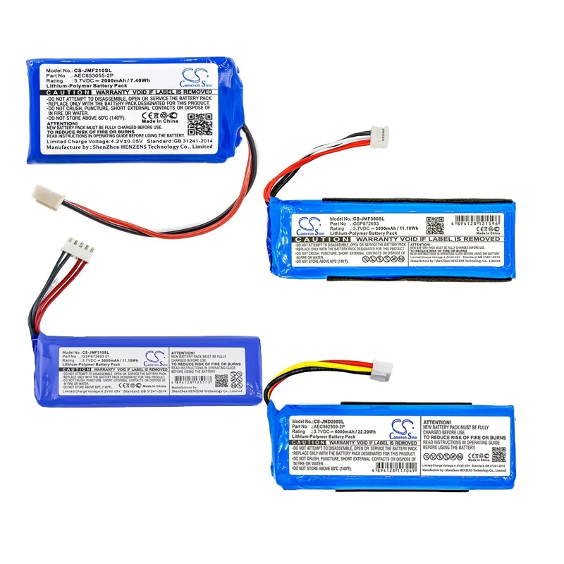 

Replacement Battery For JBL Flip 4 5 2 Charge 3 Extreme GSP872693 01 Speaker Batteria Batterie Real Capacity Fast Ship, Blue
