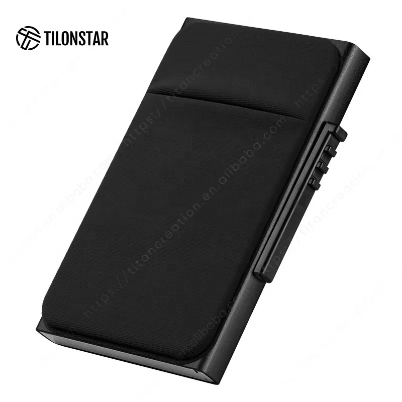 

Rfid Blocking Aluminum Wallet Metal Wallets For Men Fashionable Trading Card Case