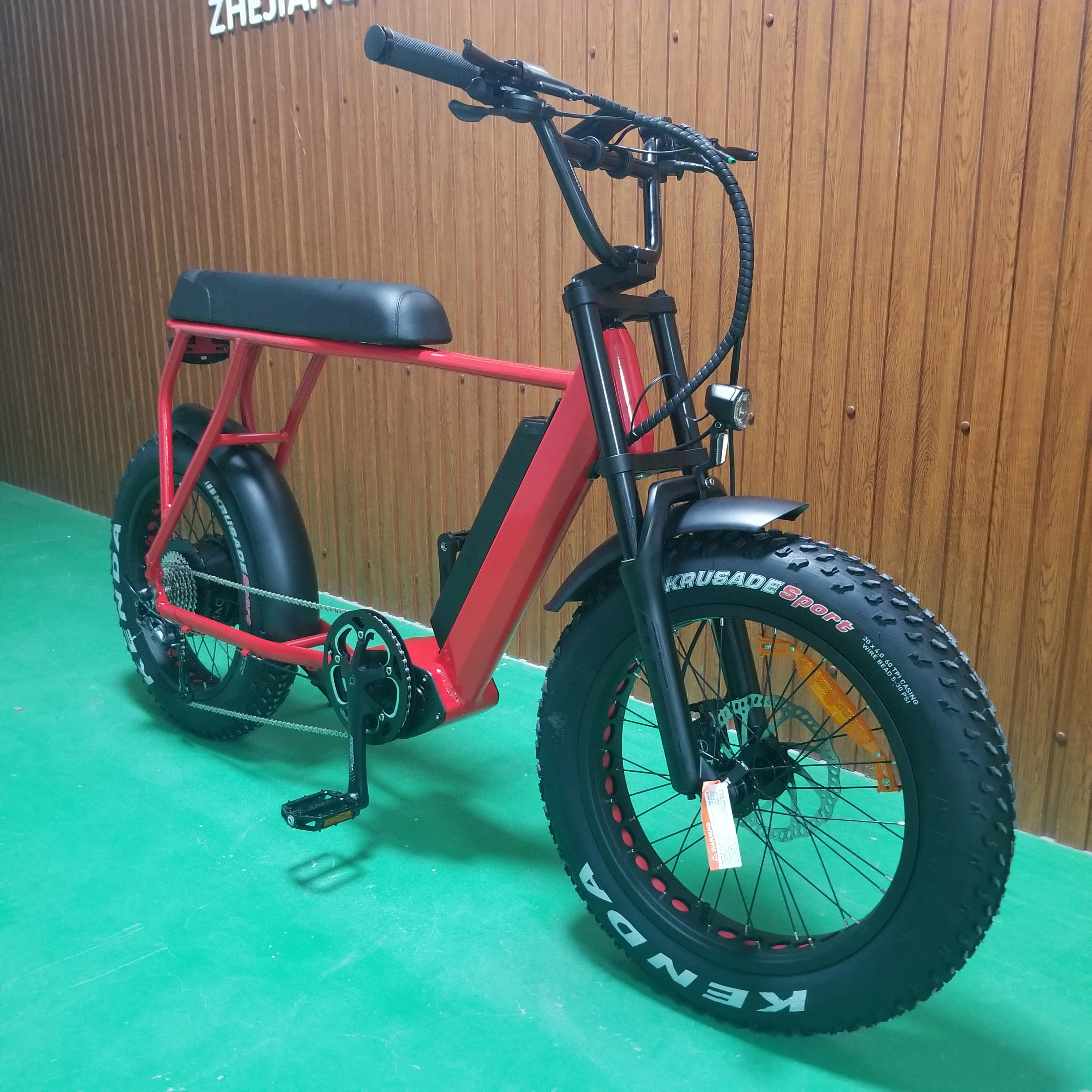 20"inch Fat Tyre 2 Wheel Electric Bicycle With Box,Bafang Rear Drive